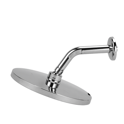 Geepas Overhead Shower - Stainless Steel Shower Arm - Chrome Plated | GWS61091 | High Pressure | Fresh ABS Material | Standard Connector