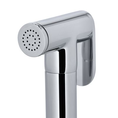 Geepas Shattaf Set- GSW61075| Soft Spray, Non-Stop Water Jet With Easy to use Mechanism, Switch Tested Up to 30000 Times| High-Quality Brass Material And High Grade Chrome, 1/2" Standard Connector| For Bathroom, Garden Use| Silver