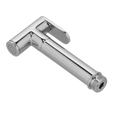 Geepas Shattaf Set- GSW61075| Soft Spray, Non-Stop Water Jet With Easy to use Mechanism, Switch Tested Up to 30000 Times| High-Quality Brass Material And High Grade Chrome, 1/2" Standard Connector| For Bathroom, Garden Use| Silver