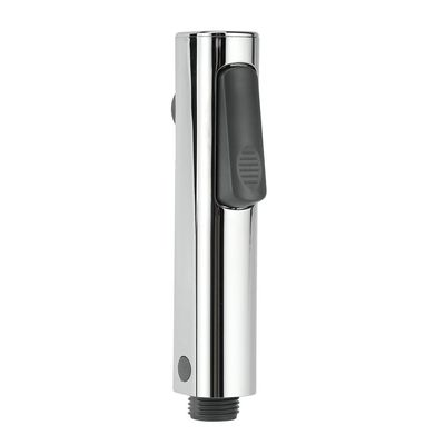 Geepas Cylo Shattaf Set- GSW61128| Soft Spray Non-Stop Water Jet with Easy Switch On| High-Quality ABS Material, G1/2" Thread| Suitable Water Temperature- 60-Degrees Celsius| For Bathroom Use| Silver