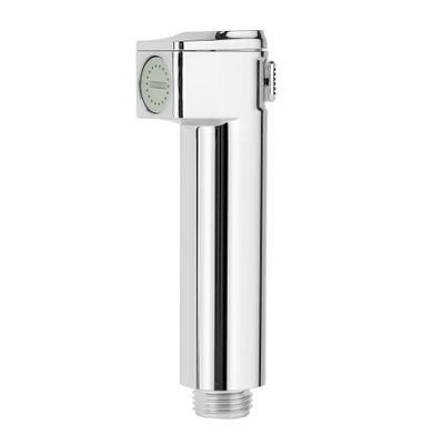 Geepas Juno Shattaf Set- GSW61127| Soft Spray Non-Stop Water Jet with Easy Switch On| High-Quality ABS Material, G1/2" Thread| Suitable Water Temperature- 60-Degrees Celsius| For Bathroom Use| Silver