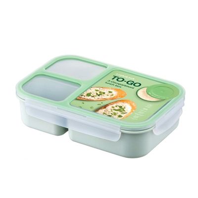 LocknLock To Go Lunchbox 980ml Mint - Leak-Proof, Compact, Microwave Safe