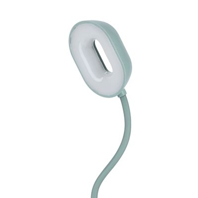 2-In-1 LED Desk Lamp With Mini Fan With Flexible Neck OMF1827 Green