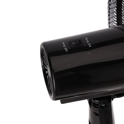 16-Inch High Speed Stand Fan Pedestal Design With 3 Blades For Strong Wind And 3-Speed Level 0.01 L 0.01 W OMF1869 Black