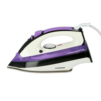 Ceramic Sole Plate Steam Iron 2200 W OMSI1682 White/Violet