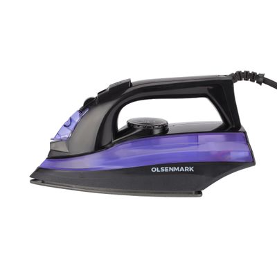 Steam Iron, Dry/Steam Adjustable Steam, Non Stick Coating Soleplate, 100ml Water Tank, Light Weight 100 ml 1600 W OMSI1828 Multicolour