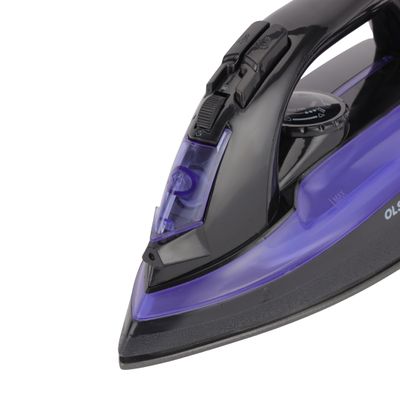 Steam Iron, Dry/Steam Adjustable Steam, Non Stick Coating Soleplate, 100ml Water Tank, Light Weight 100 ml 1600 W OMSI1828 Multicolour