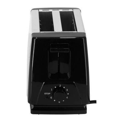 2-Slice Bread Toaster 800.0 W OMBT2398 Silver/Black