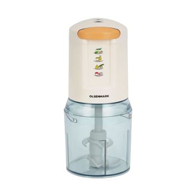 Multipurpose Mini Chopper, Stainless steel double blade, 2 Speed Setting 500 ml 500 W OMC2246 Beige