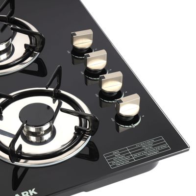 2 In 1 Gas Hob OMCH1823 Black