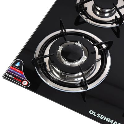 2 In 1 Gas Hob OMCH1823 Black