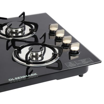 2 In 1 Gas Hob OMCH1823 Black