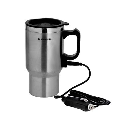 Car Electric Travel Mug 0.5 L 30 W OMCK2482 Silver