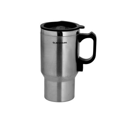 Car Electric Travel Mug 0.5 L 30 W OMCK2482 Silver