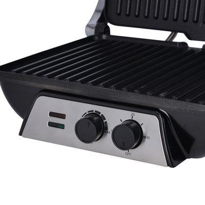 Super-Jumbo Grill Sandwich Maker 2000.0 W OMGM2441 Black/Silver