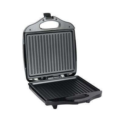 Olsenmark 1400 W 4-Slice Grill Maker- OMGM7012| Non-Stick Plates for Easy Release and Quick Cleanup| Adjustable Temperature with Power Indicator, Perfect for Grilled Sandwiches| Black, 2 Years Warranty