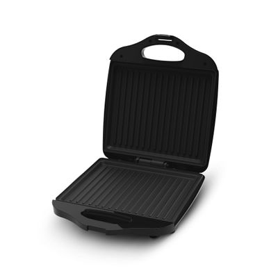 Olsenmark 1400 W 4-Slice Grill Maker- OMGM7012| Non-Stick Plates for Easy Release and Quick Cleanup| Adjustable Temperature with Power Indicator, Perfect for Grilled Sandwiches| Black, 2 Years Warranty