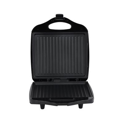 Olsenmark 1400 W 4-Slice Grill Maker- OMGM7012| Non-Stick Plates for Easy Release and Quick Cleanup| Adjustable Temperature with Power Indicator, Perfect for Grilled Sandwiches| Black, 2 Years Warranty