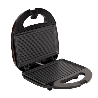 2-Slice Grill Maker, Non-Stick Plates for Easy Release and Quick Cleanup, Adjustable Temperature With Power Indicator 750 W OMGM7013 Black