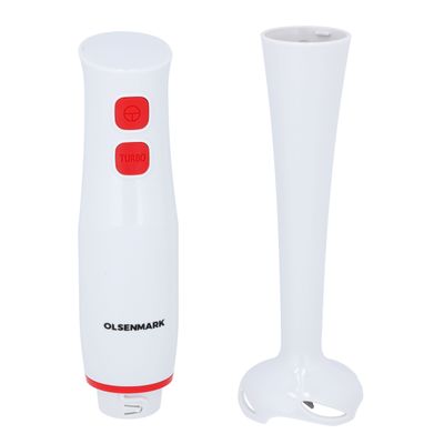 Hand Blender With Stainless Steel 304 Blade OMHB2474 white