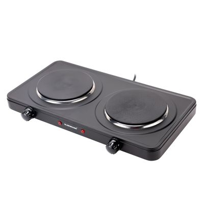 Electric Double Hot Plate 2000 W OMHP2034Y Black