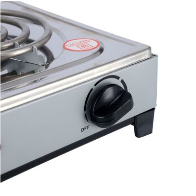 Single Electric Hot Plate 1000W 1000 W OMHP2093 Silver