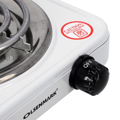 Hot Spiral Plate 1000 W OMHP2201N White