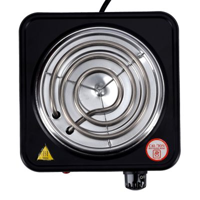 Single Burner Electric Hot Plate 1000 W OMHP2278 Black/Silver