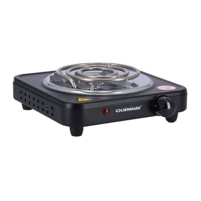 Single Burner Electric Hot Plate 1000 W OMHP2278 Black/Silver