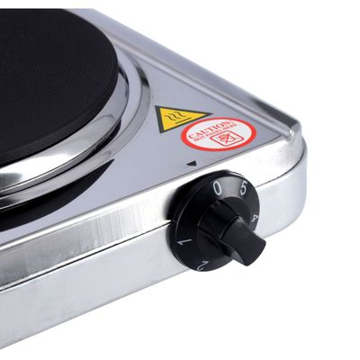 Electric Hot Plate 1500.0 W OMHP2395 stainless steel/Black