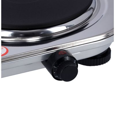 Electric Double Burner Hot Plate 2500 W OMHP2396 Silver/Black