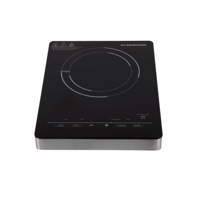 Digital Control Infrared Cooker, Single Cooking Hob, 2000-Watt Burner with Adjustable Temperature, Energy Saving, Touch Control, 10 Power Levels 2000 W OMIC2262K Black/Red/White