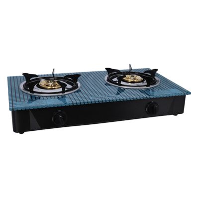 2-Burner Gas Stove OMK2085 Black/Silver