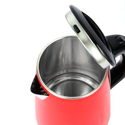 Stainless Steel Electric Kettle 2.2 L 1500 W OMK2147 Red/Black