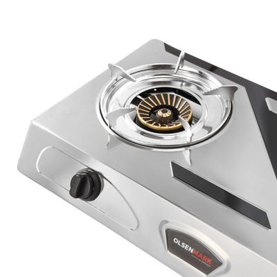 Dual Side Gas Burner OMK2190 Silver