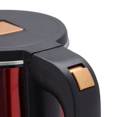 Electric Kettle With Double Wall Cool Touch Body and 360 Degree Rotational Base 2.0 L 1500.0 W OMK2483 Red/Black