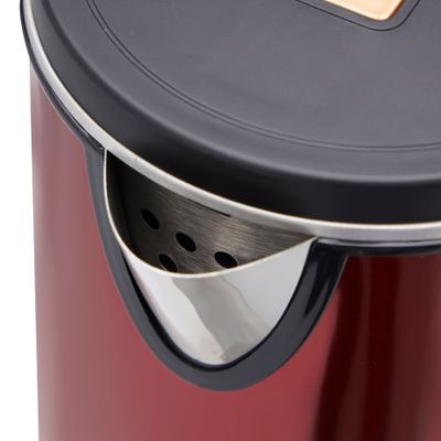 Electric Kettle With Double Wall Cool Touch Body and 360 Degree Rotational Base 2.0 L 1500.0 W OMK2483 Red/Black