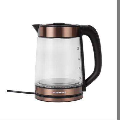 Electric Glass Kettle With Water Level Indicator and Automatic Cut-Off 1.8 L 1500 W OMK7006 MULTI COLOUR