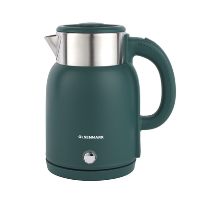 Olsenmark 1.5 L Double Layer Electric Kettle- OMK7027, 1500 W, 360 Degree Rotation Base with Auto Safety, Overheat Protection, Dry Boil Protection