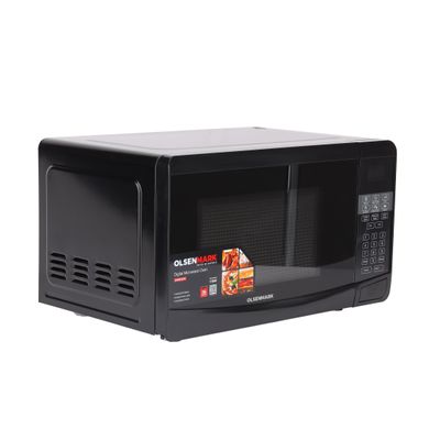 Olsenmark OMMO2261 Microwave Oven with Digital Panel, 23L - Turntable Plate - Multiple Power Levels - Multiple Stages Of Cooking - Cooking End Signal - 900W Output Power - Auto-Defrost