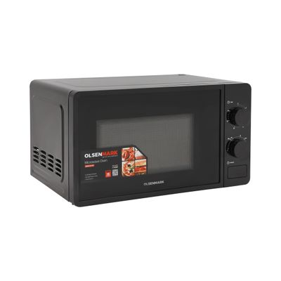 Electric Microwave Oven, 5 Multiple Power Levels with Easy Controls and Cooking End Signal, Perfect for Reheating, Defrosting, Cooking 20 L 1150 W OMMO2343W Black