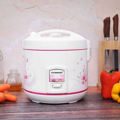 3-In-1 Rice Cooker 2.2 L 900 W OMRC2136NV Purple/White