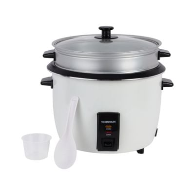 3-In-1 Portable Rice Cooker 3 L 1000 W OMRC2183H White/Grey