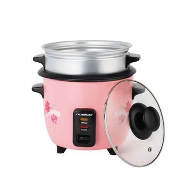 Rice Cooker 0.6 L 350 W OMRC2350H Pink/Silver