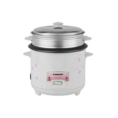 3 IN 1 Automatic Rice Cooker 500W - OMRC7026, 1.5L Capacity, Cook, Steam and Keep Warm, Aluminum Non-Stick Inner Pot