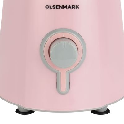 2-In-1 Multifunctional Blender -OLSENMARK OMSB2361, 300W Power, Stainless Steel Blades, 2 Speed Control With Pulse - 1.5L Jar, 1 Grinder Jar With Over Heat Protection And Safety Lock 1.5 L 300 W OMSB2361 White/Black