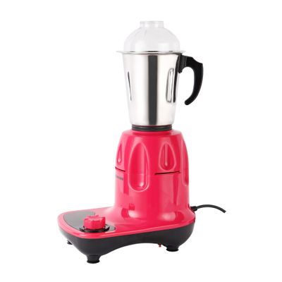 3-IN-1 Mixer Grinder with Stainless Steel Jars and Blades, Unbreakable Polycarbonate Jar Caps 0 L 750 W OMSB2426 Red/Silver/Clear