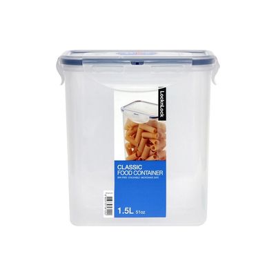 LocknLock 1.5L Rectangular Tall Airtight Food Storage Container - BPA-Free, Microwave, Freezer, and Dishwasher Safe