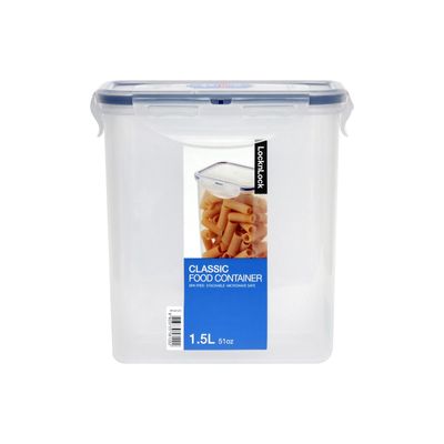 LocknLock 1.5L Rectangular Tall Airtight Food Storage Container - BPA-Free, Microwave, Freezer, and Dishwasher Safe