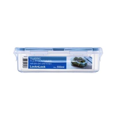 LocknLock 550ml Rectangular  Airtight Food Storage Container - BPA-Free, Microwave, Freezer, and Dishwasher Safe